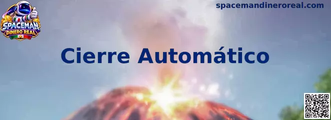 Interfaz ilustrativa de Cierre Automático en Spaceman Dinero Real