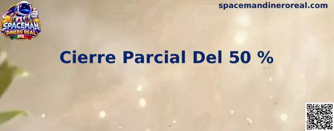 Guía visual del Cierre Parcial Del 50 % en Spaceman Dinero Real