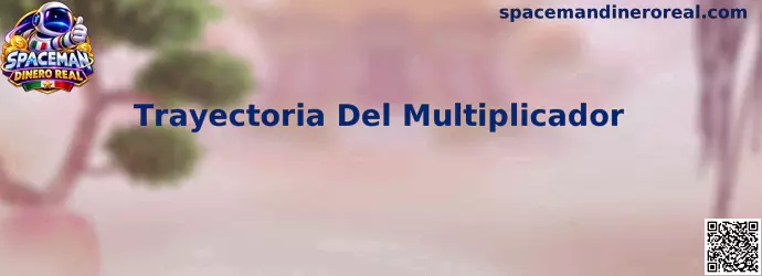 Representación gráfica de la Trayectoria Del Multiplicador en Spaceman Dinero Real