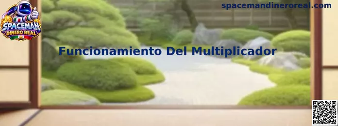 Explicación visual del funcionamiento del multiplicador de Spaceman Dinero Real